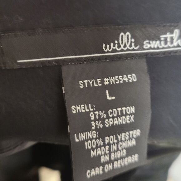 Willi Smith Black Pemplum Blazer Size Large - Picture 6 of 8